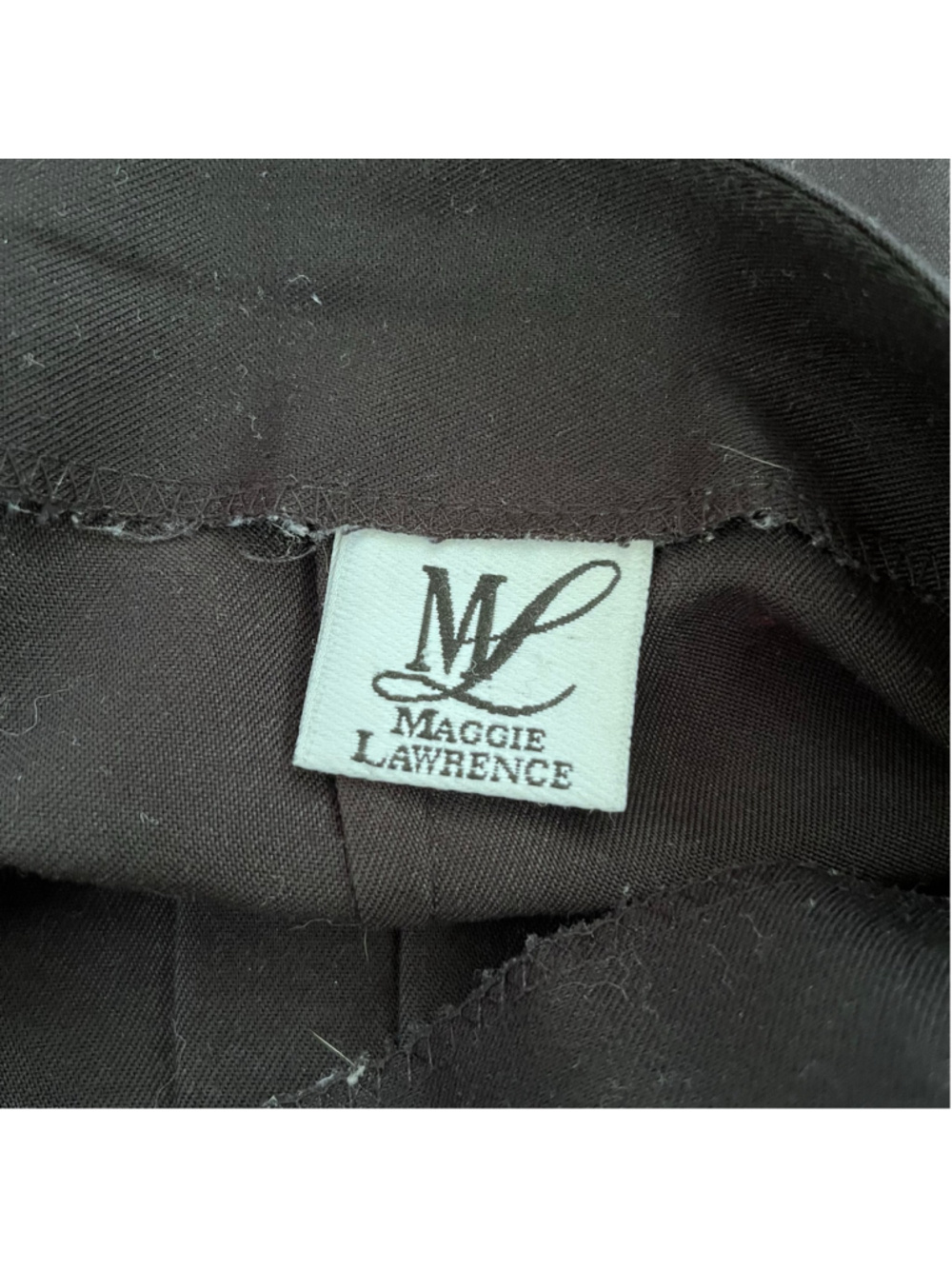 Vintage 90s Maggie Lawrence black pleated mini skirt - Picture 3 of 5